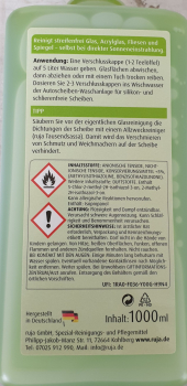 Preview: Glasreiniger Ruja 1Ltr.