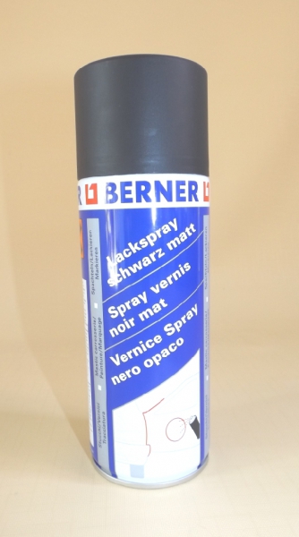 Lackfarbe schwarz matt