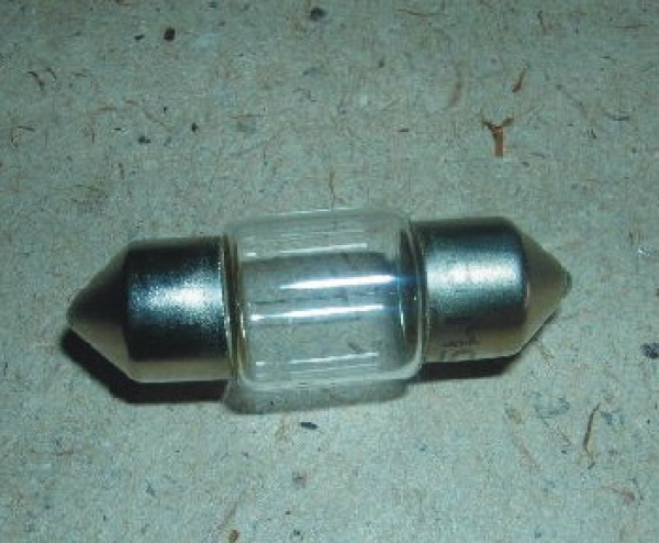 Einfadenbirne Soffitte 12V 5W klein