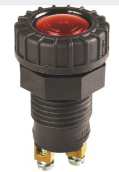 Kontrollleuchtengehäuse rot